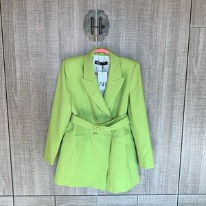 Zara Belted Blazer Dress